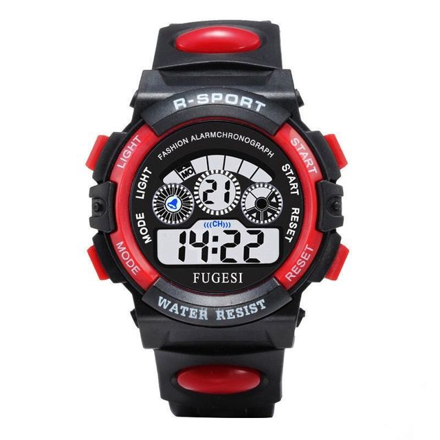 Children's electronic watch color luminous dial life waterproof multi-function electronic watch for boys and girls