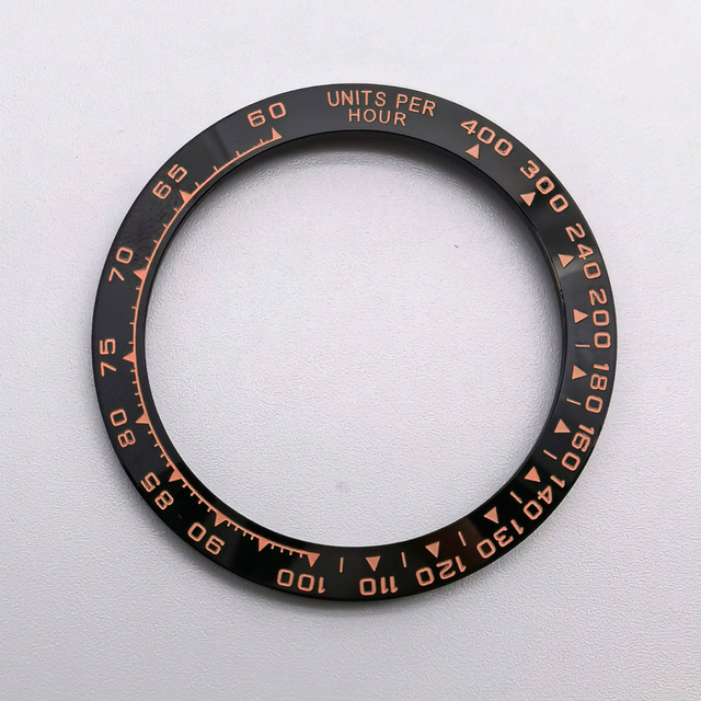 High quality 38.5mm ceramic bezel replacement daytona non-original watch insert ring watch accessories inner diameter 30.5mm