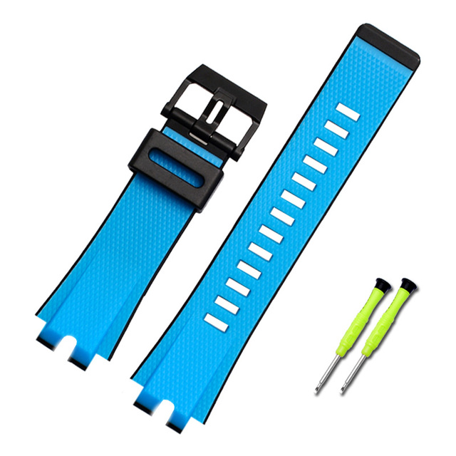 For PROTREK Casio PRW-6000/6100/3000 /3100 PRG-300 Watchband Silicone Waterproof Mountaineering Men's Bracelet 24mm