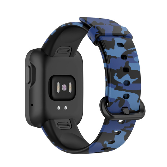 Camouflage print silicone strap for xiaomi mi watch lite watchband xiomi xaomi xiami my miwatch light watches straps bands