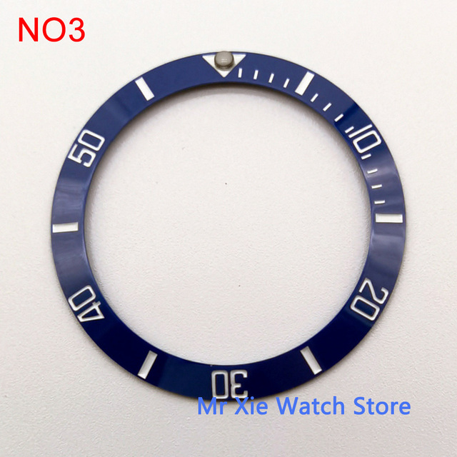 38mm watch strap high quality ceramic bezel insert for 40mm watch case accessories inner diameter 30.5mm