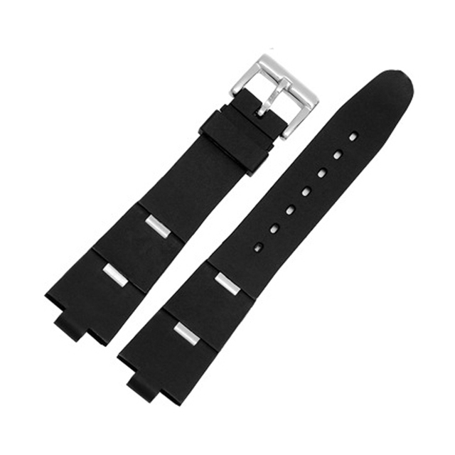 Silicone Watches Barselite Watch Accessories Band for bvlωdp42c14svdgmt Convex 8mm Rubber Strap Watch Men and Women 2 Types