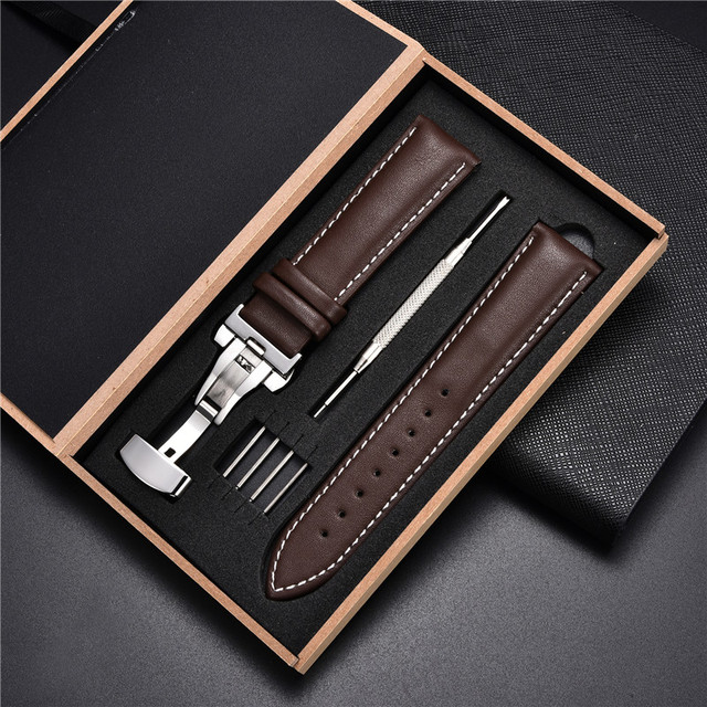 Soft Leather Watch Straps for Samsung Galaxy Gear S3 Business Strap Bracelets Men Women Watches 18mm 20mm 22mm 24mm