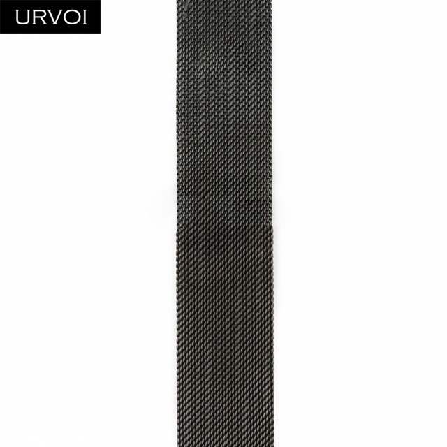 URVOI Milanese Loop for Apple Watch Band Series 7 6 5 SE 4321 Mesh Strap for iwatch Stainless Steel Magnetic Buckle with Adapter