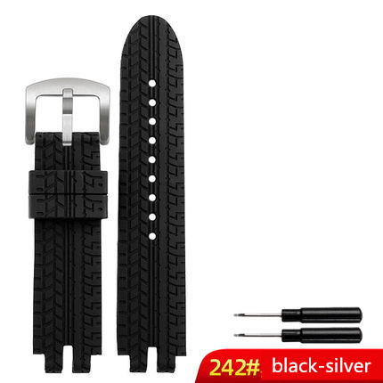 Soft Silicone Watchband for C-Casio PRG-300 330 PRW-3000 PRW-3100 PRW-6000 PRW-6100 Watch Band Black Rubber Watch Strap Bracelet