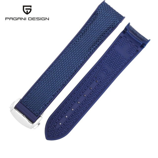 Pagani original design watch band collection wear comfortable stainless steel fashion casual nylon strap safety folding buckle