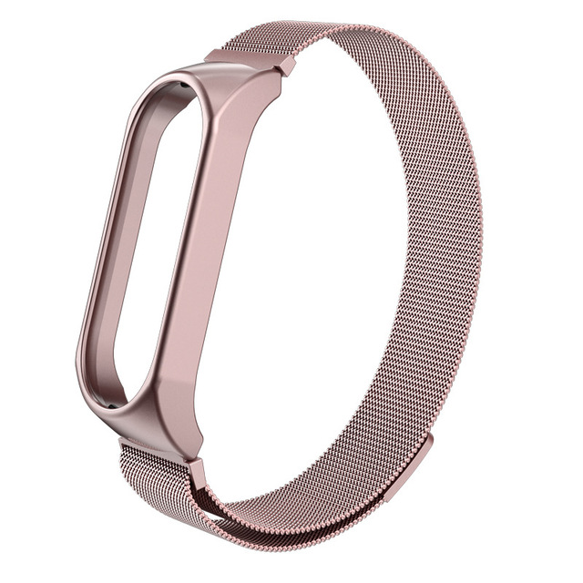 Replacement Strap for Xiaomi Mi Band 3 4 Wrist Bracelet Stainless Steel Magnetic Watchband for Miband 5 6 Strap Wristband