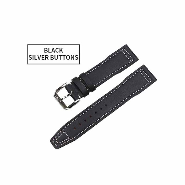 Genuine Leather Strap 20mm 21mm Replacement Watch Band Suitable for IWC Pilot Mark XVIII IW327004/377714 Watch Strap Bracelet