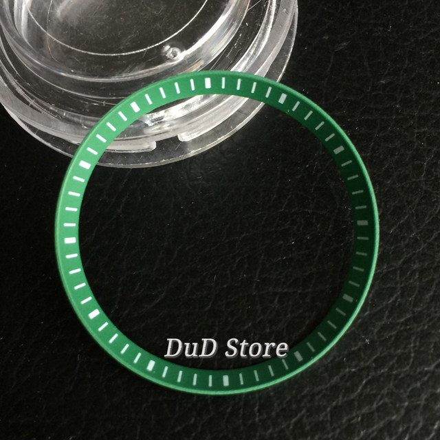 Bliger high quality new 30.2mm*27mm*2.6mm black green white orange watch parts plastic chapter ring for 42mm watch