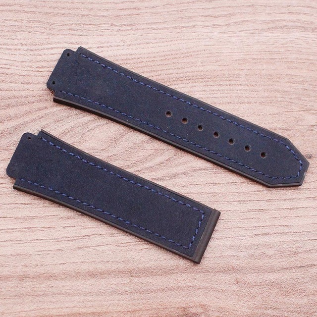 Watch Accessories Matte Leather Watch Strap For HUBLOT Hublot Big Bang Silicone Strap Women's Watch Men's Band