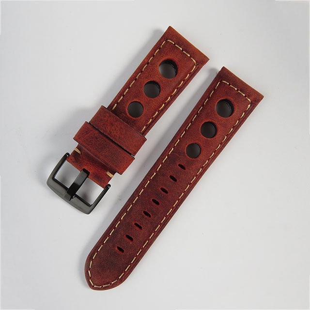 Retro Watch Strap 20mm 22mm 24mm Genuine Leather Watches Men Women Wristwatch Accessories Correa Samsung Galaxy Active 2