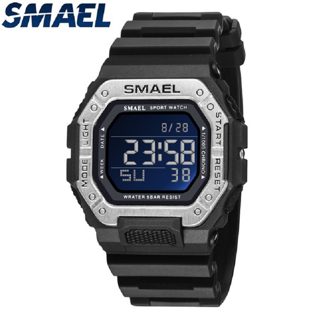 Sports Watches Man SMAEL Brand LED Watch Waterproof Military Digital Square Wristwatches Relogio Masculino Men Digital Watch