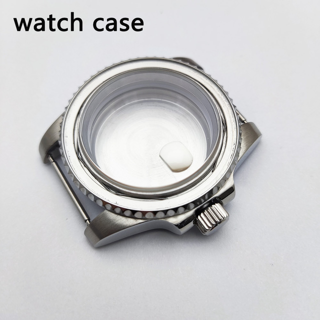 40mm NH35 NH36 case, watch accessories, add ceramic bezelfit for nh35 nh36, miyota 8215 8205 movement NO.26