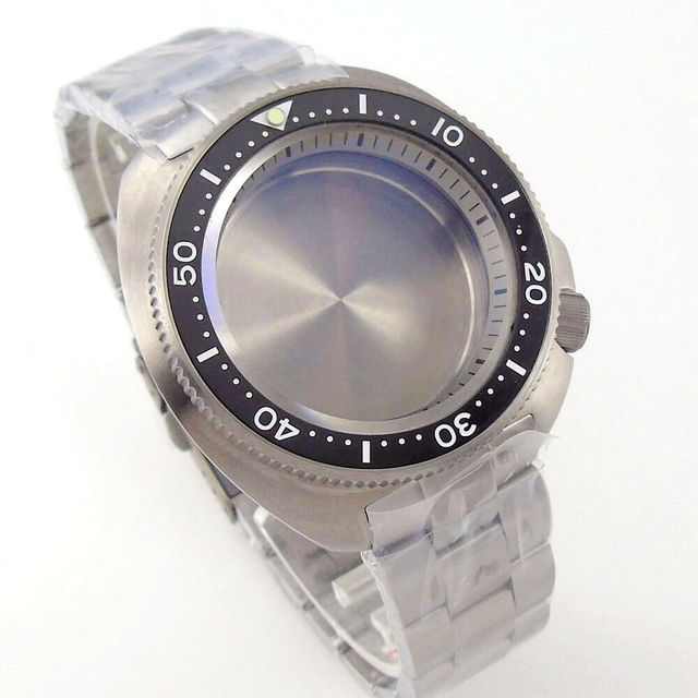 45mm titanium watch sapphire ceramic bezel 20ATM for Japan movement NH35A NH36A