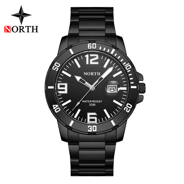 NORTH Top - Men's Watch, Sport, Casual, Water Resistant, Quartz, Male