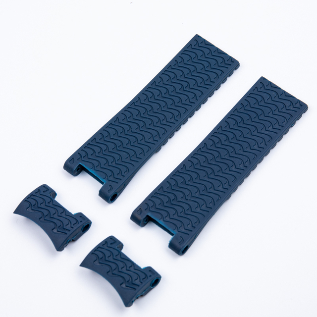 Top quality 22mm for Diver and Marine waterproof silicone rubber watchband watch band strap fit for Ulysse Nardin strap tools