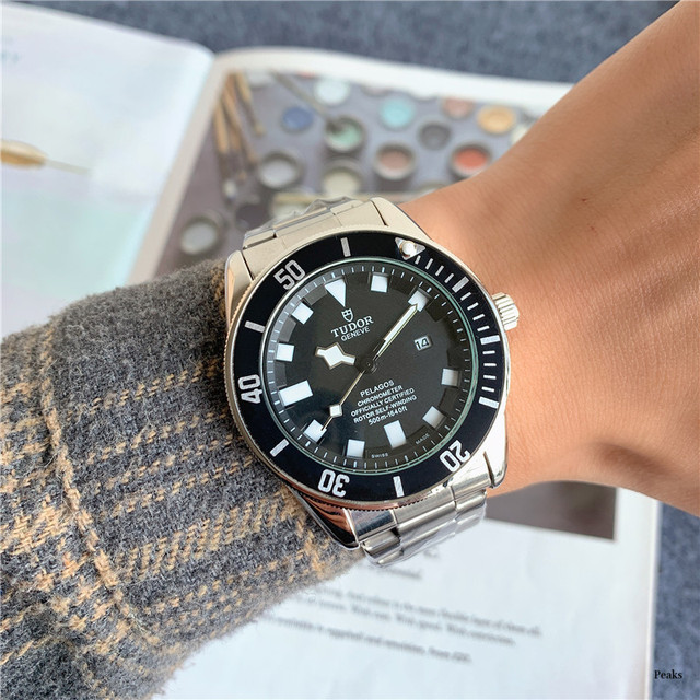 Brand New Tudor Brand Watch Men Military Waterproof Date Watch Fashion Stainless Steel Quartz Watch Best Gift for Men