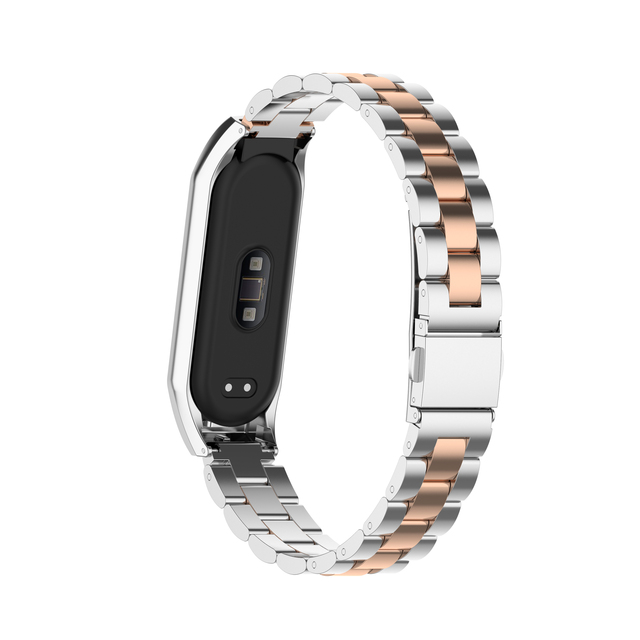 Stainless Steel Metal Strap For Mi Band 6 Xiaomi Mi Band 5 4 3 Band Compatible Bracelet Wristband Mi Band 6 5 4 3 Accessories