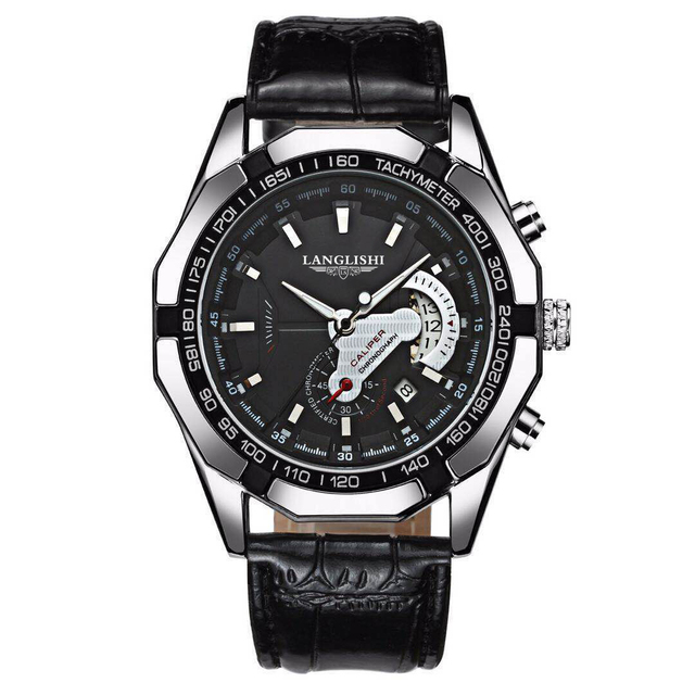 LANGLISHI Automatic movement watch men's watches luxury brand imported movement waterproof luminous mechanical wristwatch