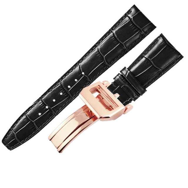 20mm 21mm 22mm Watch Band For IWC Watches Portofino Portugieser Strap Watch Accessorie Genuine Leather Watch Band Strap Chain