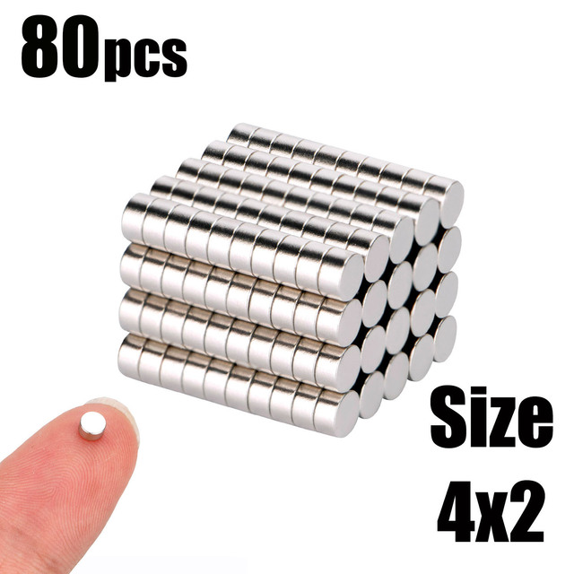 20 50 100pcs 5x2 6x1 6x2 4x2 Neodymium Magnet NdFeB Round Super Strong Permanent Magnetic imanes Disc 4x1 5x3