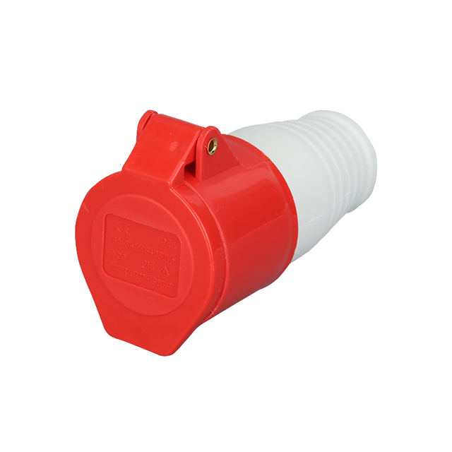 32A 4 Pin 3P+E IP44 380-415V Electrical Connector Power Waterproof Dustproof Industrial Male And Female Plug Socket