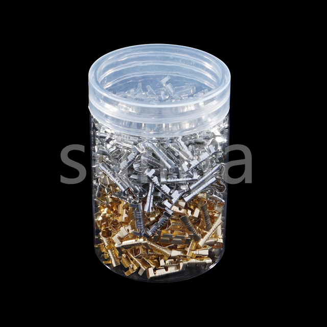 500Pcs Docking Connector line Pressing Button Quick Connect U-type Terminal Wiring 0.5 to1.5 Square Wire Connectors