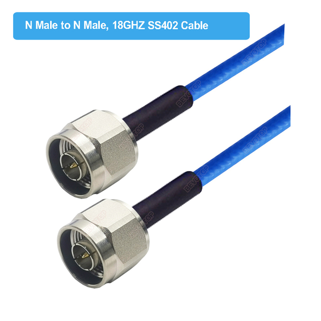 SS402 Cable SMA Male to SMA Male Plug High Quality High Frequency Low Loss SS-402 18GHZ Test Cable RF Coaxial Pigtail Jumper