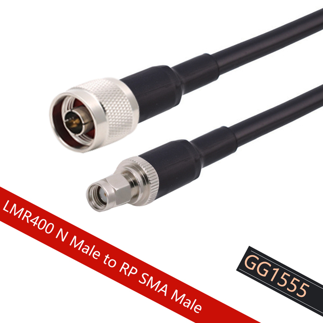 SMA Cable Male to N Female LMR400 Cable 50 Ohm RF Coax Extension Jumper Pigtail for 4G LTE Cellular Amplifier Phone Signal Booster
