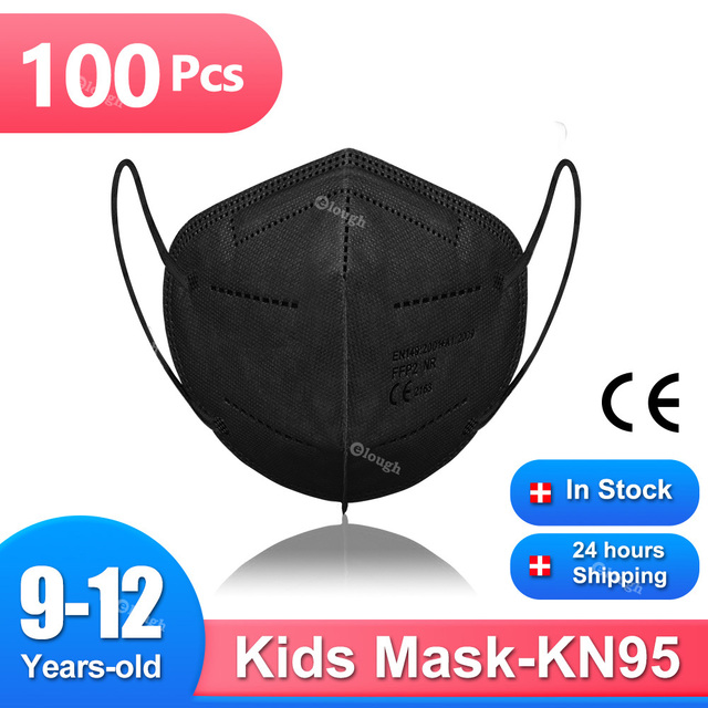 9-12 Years Children FFP2 Masks 5 Layers Mascarilla KN95 Infantil FFP2mask Niños Mascarillas FPP2 Homologada Kids Mask FP2