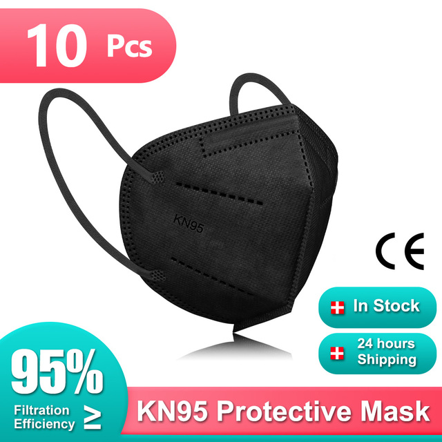mascarillas fpp2 face mask 5 ply breathable FFP2 approved respirator mascarillas kn95 ce certification ffp2masque
