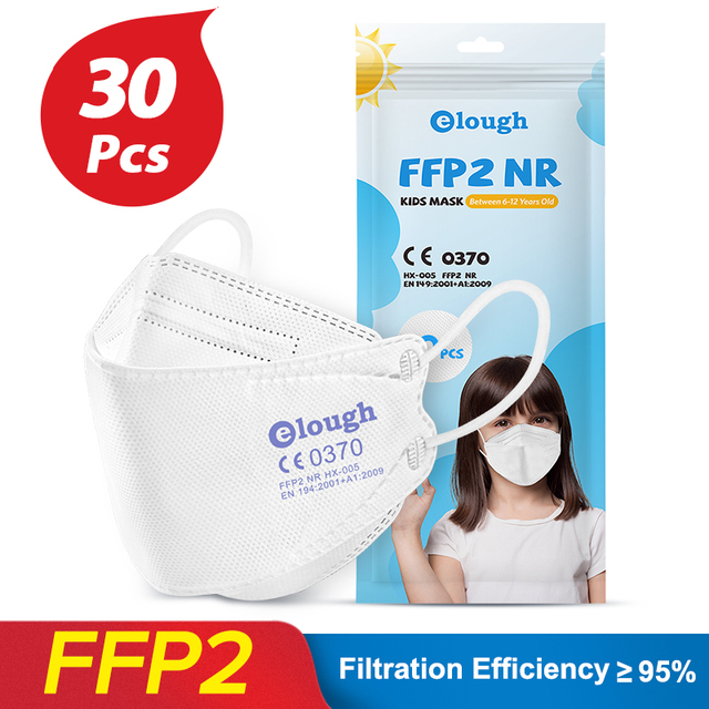 FPP2 Approved Children Mask FFP2Fan Kids Korean Fish Mask Respirator Mask FFP 2 KN95 Face Masks pff2 ffp2reuse zable FFPP2