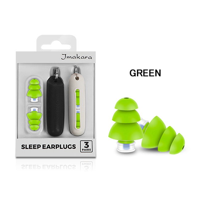 Earplugs Tapones Oido Ruido Earplugs Para Dormer Plug Oordoppen Silicone Oordopjes Slabin Anti-noise Sleep Reduction Earplug