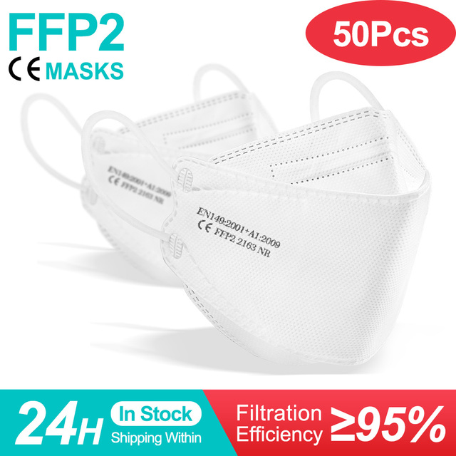 قناع ffp2masque mascarilla fpp2 مصادق عليه كوري قناع صناعي لحماية التنفس موديل رقم KN95 قناع سمك ffpp2 قابل لإعادة الاستخدام