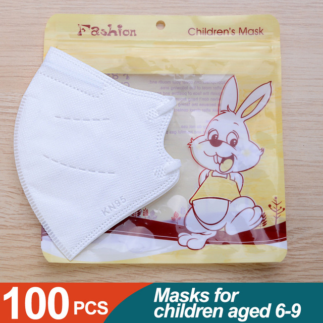 قناع FFP2 للأطفال بعمر 6-9 أعوام ffp2 mascarillas niños KN95 masque enfant قناع وجه للأطفال mascarilla fpp2 homology ada ffp2fan fp3