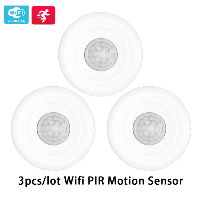 WiFi Smart PIR Motion Sensor 360 Degree All Round Wireless Detection Infrared Detector Home Security Tuya Remote Control Thief