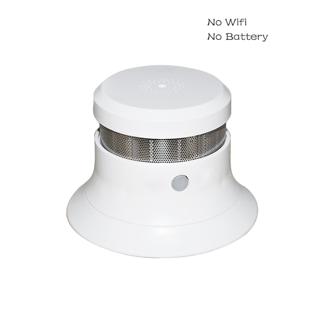 Tuya wifi/zigbee smoke alarm standalone smoke detector sensor fire protection smart home protection system firefighters fire