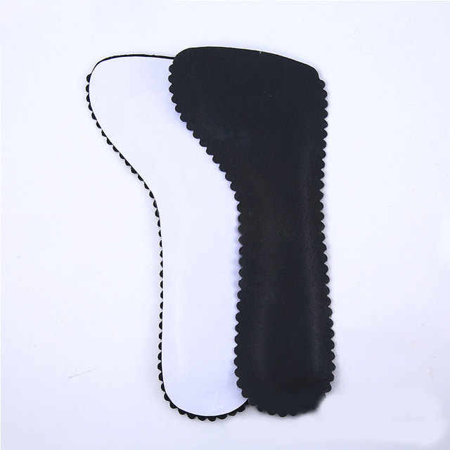 1 Pair Leather Half Foot Pad High Heel Insoles Sweat-absorbent Seven Points Cushion Anti-slip Massage Cushion Insert Foot Care Tool