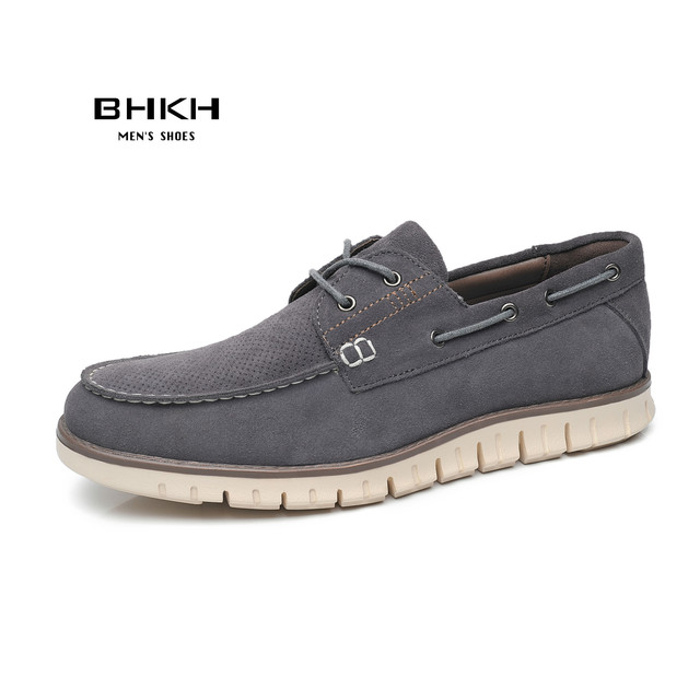 BHKH 2022 Autumn Men Shoes Smart Fashion Shoes Casual Shoes Leather Man Casual Shoes Office Work Footwear Men Shoes