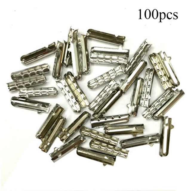 100pcs/set Shoelace Head aglet DIY Shoelaces Repair Tips Lace Shoe Lace Replacement End Shoes Rope Head Rope Cip Tail Clasp Bullet