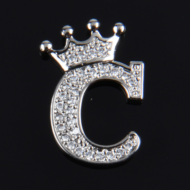 Free Shipping High Quality Metal Croc Shoe Charms Crown Letter Clog Bling Butterfly Rhinestone Embellishment Accessories