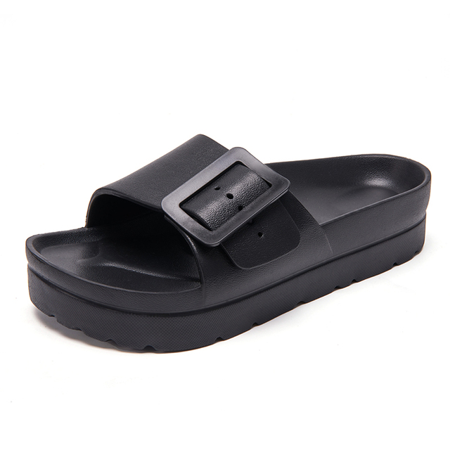 Summer Birkenstock Women's Platform Slippers 2022 Platform Sandals Women's Buckle Casual Shoes Beach Flip Flops Sandalias Mujer