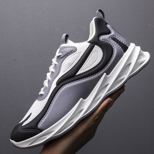 2022 new color matching lace-up blade sneakers breathable autumn high quality lightweight fashion running shoes trend men