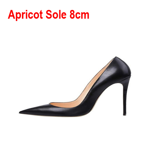 Classic Matte Black 12cm High Heel Shoes Woman Pumps Tacones Pointed Toe Stilettos Sexy Wedding Shoes qkob002 ROVICIYA