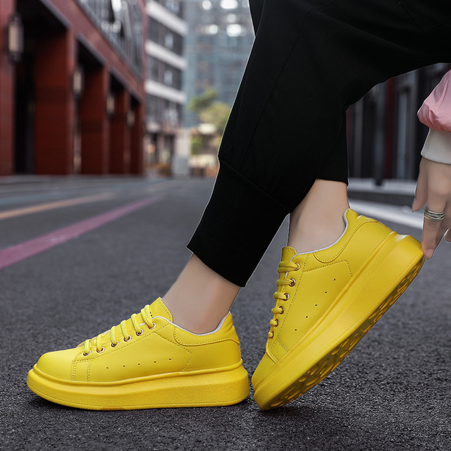 2022 Fashion Women Sneakers Vulcanized Shoes Lover Lace-up Casual Shoes Orange Basket Shoes Breathable Walking Sewing Men Flats