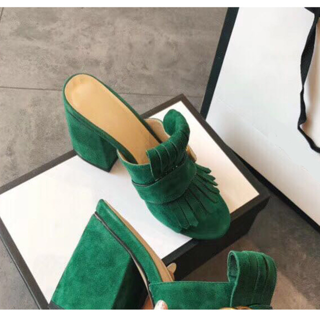 2020 fish mouth leather toe luxury heels famous brand women shoes retro fashion tassels high heels shoes women pumps