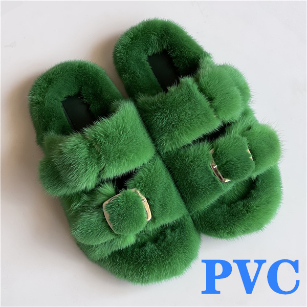 100% Genuine Mink Fur European Luxury Slippers Winter Indoor Slippers Women Slippers Women Slippers