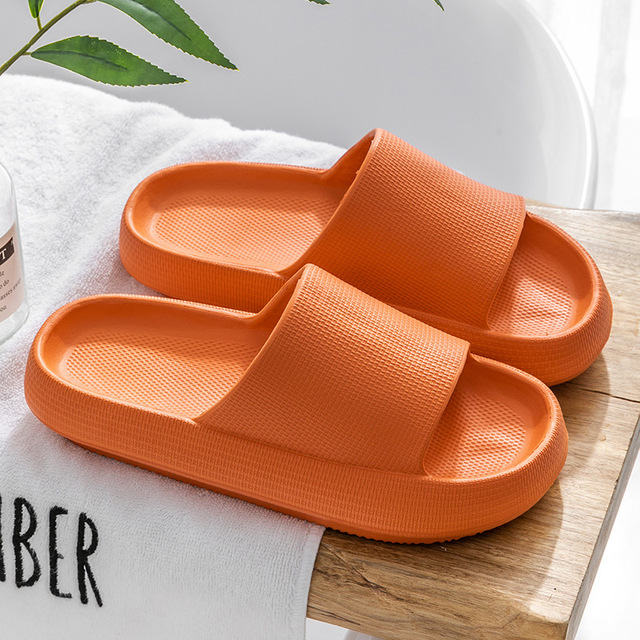 2022 Cloud Sandals Home Slippers Summers Thick Platform Womens Indoor Bathroom Anti-slip Slides Ladies Men's Shoes Dropshipping