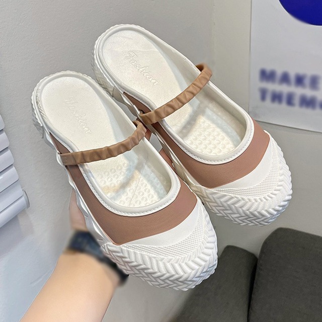 Women's Mules Sandals House Shoes Shower Slippers Slip on Indoor & Outdoor Bathroom Slippers