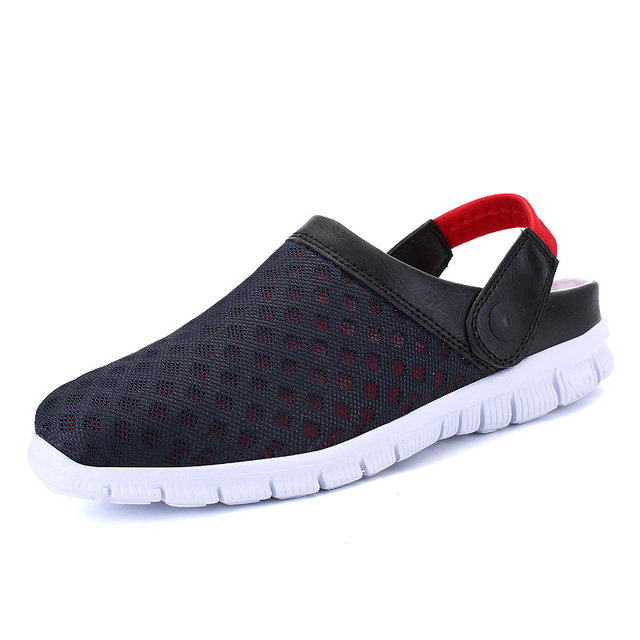 Unisex Summer Mesh Sandal Lightweight Breathable Outdoor Sneaker Slip-on Sneaker Beach Moccasin Shoe